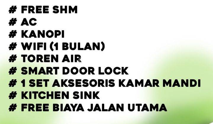 PROMO KPR 2,5 JUTA ALL IN DEKAT STASIUN KLARI DAN TOL KARTIM 2