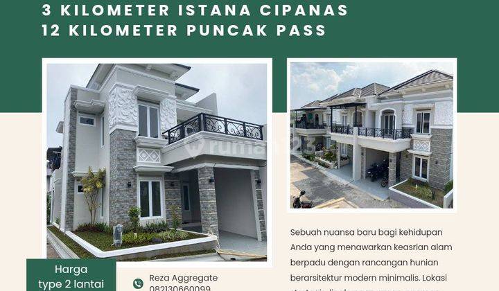 RUMAH VILLA STRATEGIS 3 KM ISTANA CIPANAS 12 KM PUNCAK PASS. 1