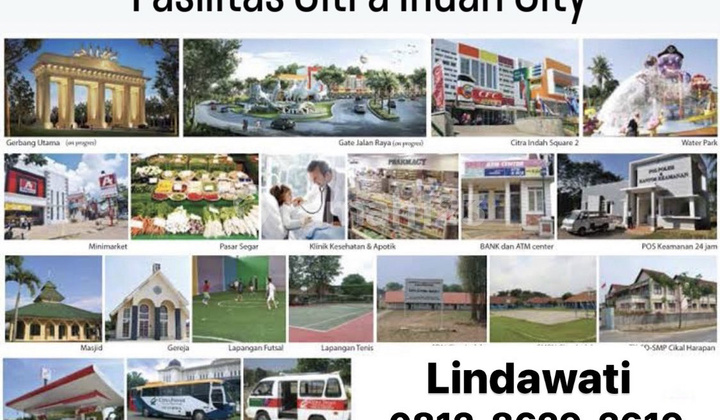 OVER KREDIT MURAH Rumah Cantik Banting Harga Citra Indah City 10