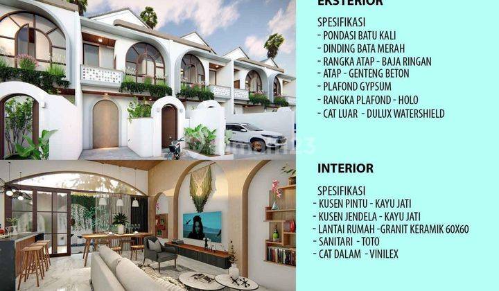 Rumah Semi Villa Modern 2 Lantai Di Pusat Renon  2