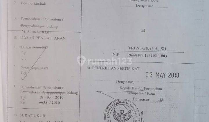 Di jual rumah cepat  di kota Denpasar selatan 8