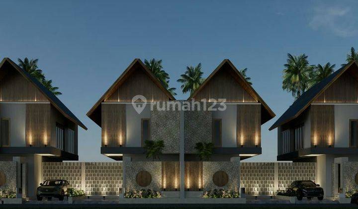 2M-an saja villa modern selangkah menuju pantai Sanur  1