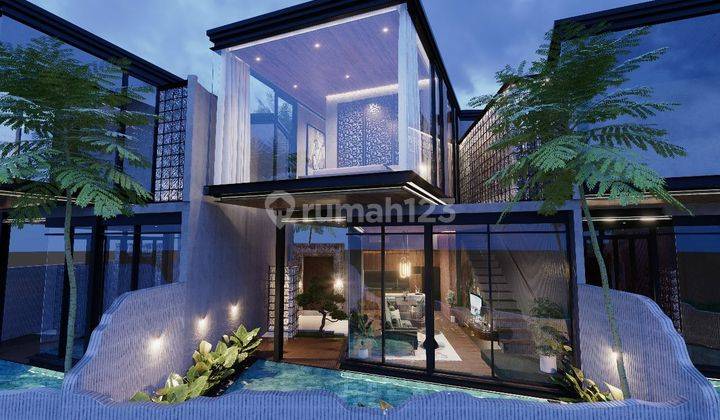 Modern villa one step to the beach in Canggu  1