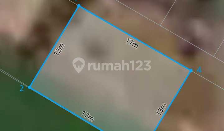 Tanah Murah Dekat Pantai Kedungu Dimensi Bagus