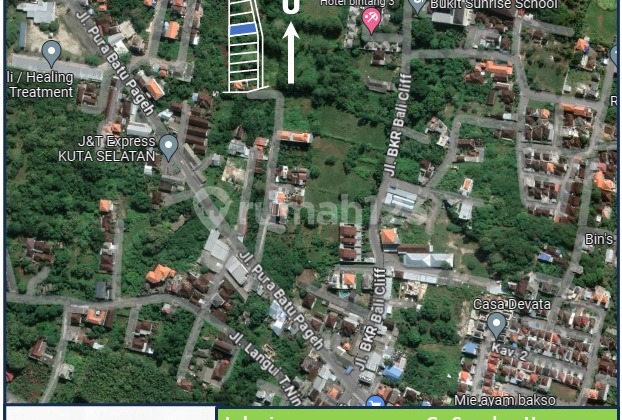 Affordable Land for Sale in Ungasan, Bali. Land Area 230m2. Price 550 Million per Are
