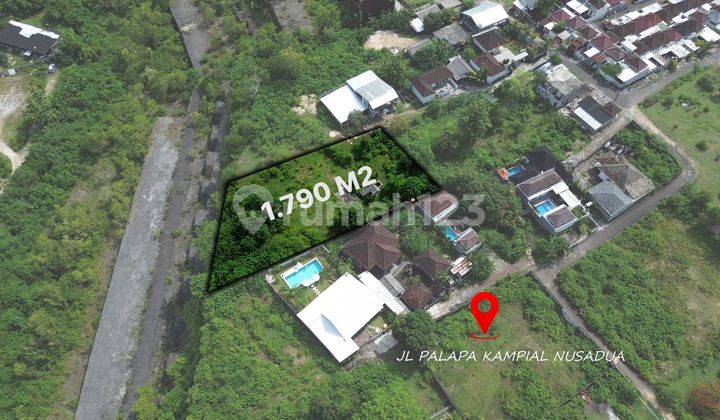 For Sale Cheap Land in Nusa Dua. Area 1,790M2. Price 250 Million Per Are Net. For Sale Cheap Land in Nusa Dua. Area 1,790M2. Price 250 Million Per Are Net.