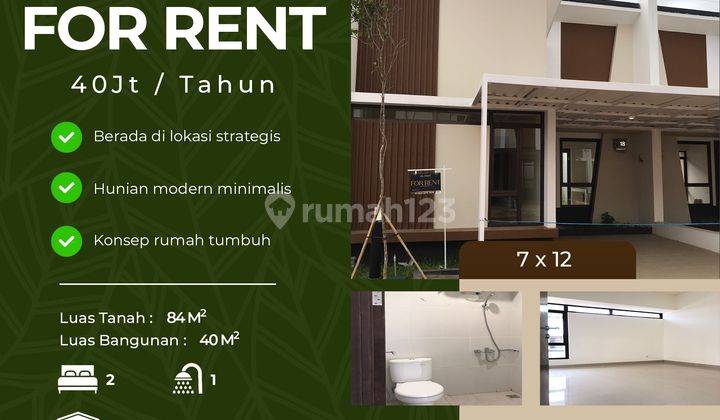 Sewa Rumah Murah 1 Lantai Podomoro Park Klaster Padmagriya 1