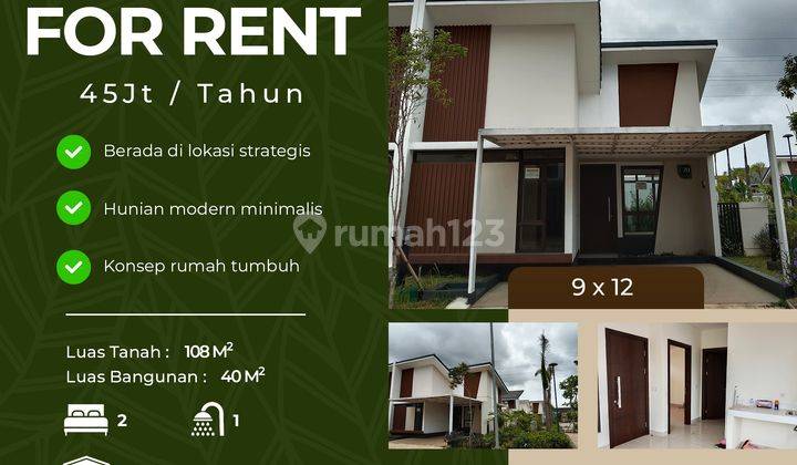 Sewa Rumah Murah 1 Lantai Hook Podomoro Park Klaster Padmagriya 1