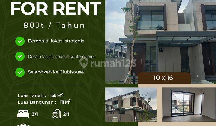 Sewa Rumah 2 Lantai Hook Podomoro Park Klaster Fashagriya 1