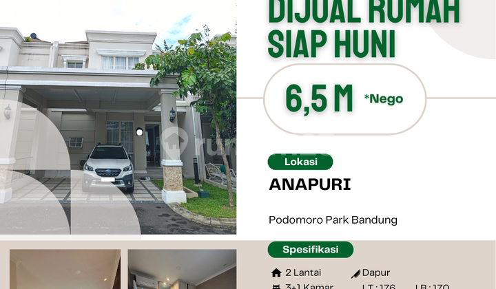 Ready-to-Occupy 2-Story House with Complete Facilities at Podomoro Park