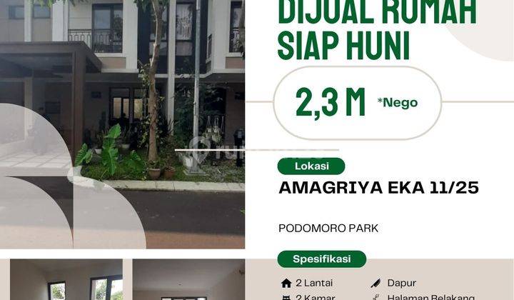  Rumah Bagus 2 lantai Siap Huni Semi Furnished SHM di Podomoro Park Bandung, Bandung  Dengan Fasilitas Yang Mewah   1