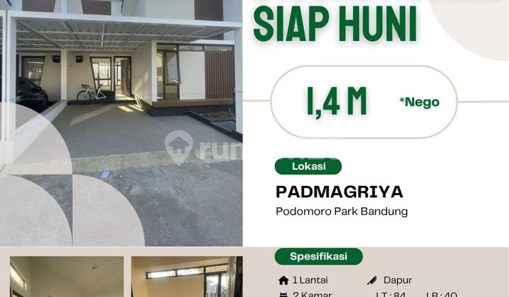 Rumah Siap Huni 1 Lantai Klaster Padmagriya Podomoro Park Bandung Rumah Siap Huni 1 Lantai Klaster Padmagriya Podomoro Park Bandung