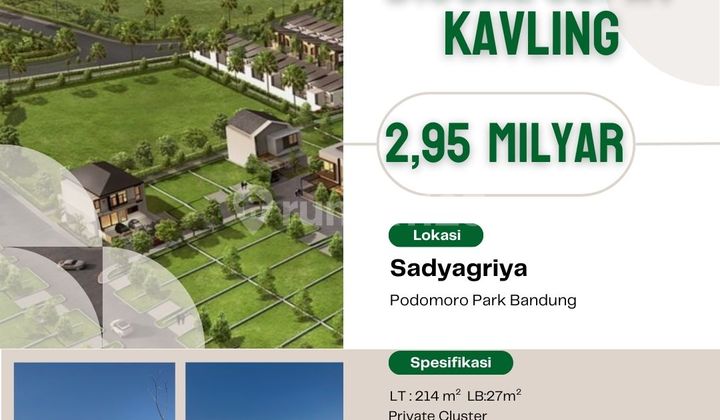 DiJual Cepat Kavling DiPodomoro Park Bandung DiJual Cepat Kavling DiPodomoro Park Bandung
