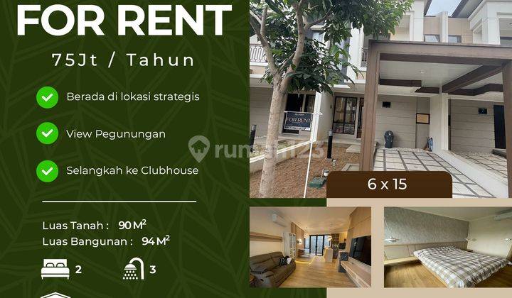 Rumah Kontrakan 2 Lantai Furnished Klater Amagriya Eka Podomoro Park 1