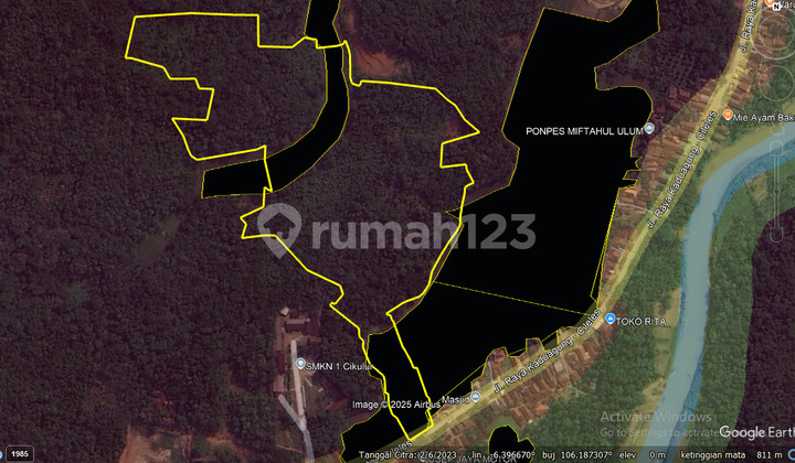 Di Jual Tanah Rangkasbitung Zona Industri