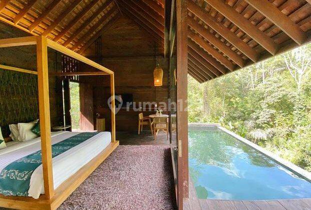 Tropical Villa Ubud With Jungle View Fasilitas Resort 2