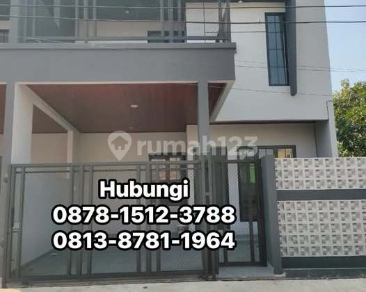 RUMAH 2 LANTAI TAHAP FINISHING TINGGAL 1 UNIT (BADAN) DI BULEVAR HIJAU BULAN INI SELESAI  1
