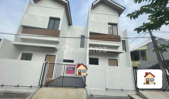 Available 2 Rumah Minimalist Modern 2 Lantai Di Harapan Indah, Harga Promo 900 Juta Negooo Rumah Kembar  2