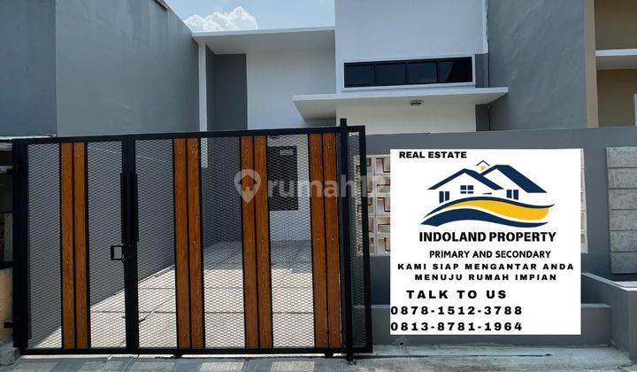 Rumah Minimalis Modern Lokasi Pondok Ungu Permai Dekat Spbu 1