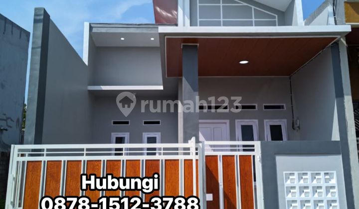 Dijual Rmh Siap Huni Minimalis di Perumahan Vila Gading Harapan Pintu Timur Depan Jalan Utama 