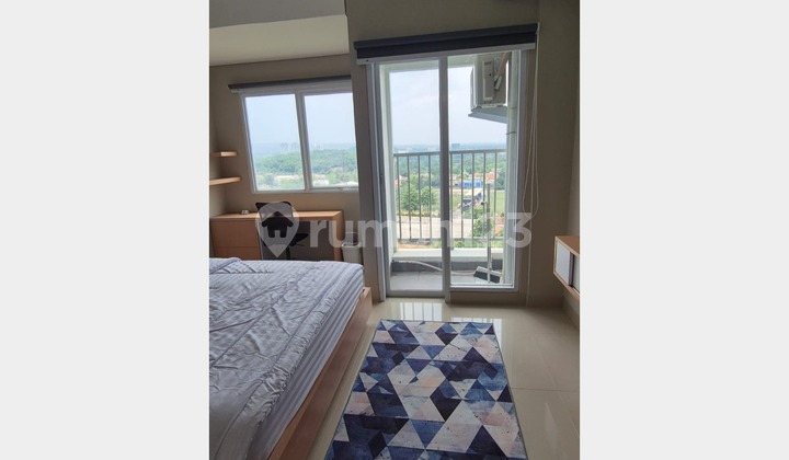 kamar tidur  dijual studio apartemen fully furnished