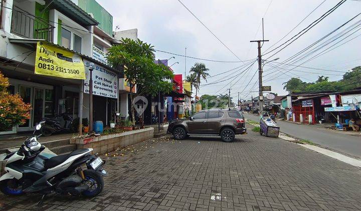 tampak depan ruko 2 lantai di perum