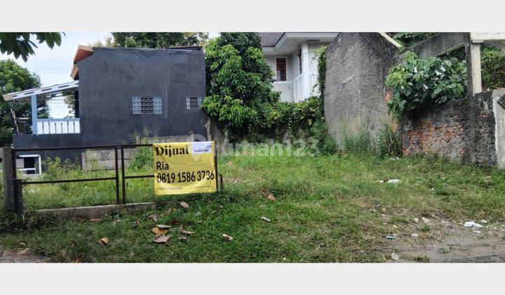 tampak depan dijual kavling di bukit bogor