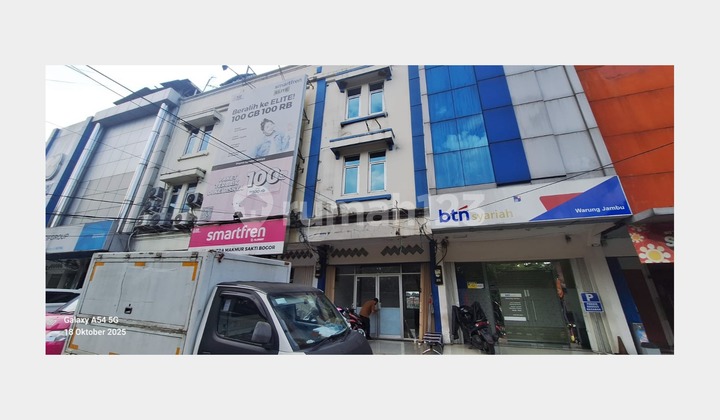 Disewakan Ruko 4,5 lantai di Jl Pajajaran Bogor Timur