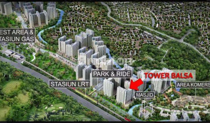 APARTEMEN PODOMORO GOLF VIEW TOWER BALSA FULL FURNISHED SIAP HUNI LOKASI STRATEGIS DEKAT TOLL CIMANGGIS DEPOK 1