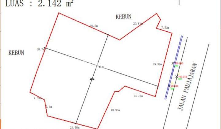 TANAH LUAS STRATEGIS DI PAJAJARAN BOGOR KOTA 2