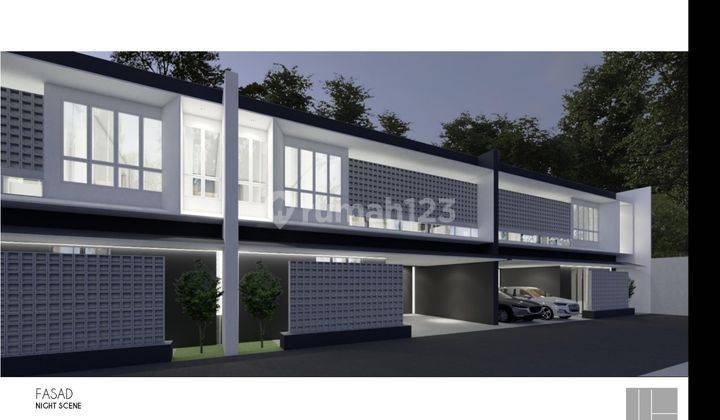 Rumah Minimalis Modern 2 Lantai Baru Dalam Cluster Caman, Bekasi 2