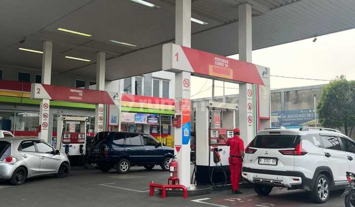 Ruang-Usaha Spbu Aktif SHM Pinggir Jalan Raya Rawalumbu, Bekasi