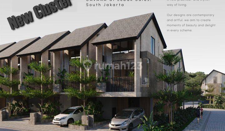 Rumah Cluster Cavana Lebak Bulus Jaksel 5 Menit St Mrt 1