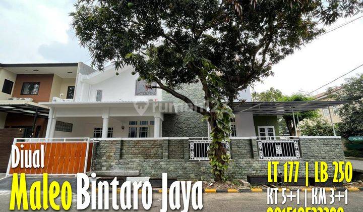 Rumah Hoek Cantik Siap Huni Dalam Kompleks Bintaro Jaya 4tik 1