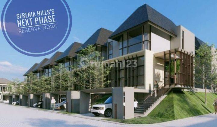 Rumah Baru Cluster Zenith Ext Dengan Tanah Lebih Luas di Serenia Hills 2