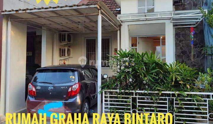 Rumah asri dalam cluster Graha Raya Bintaro 1