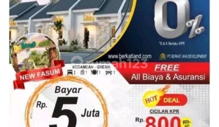 Rumah murah dekat tol klbm 8