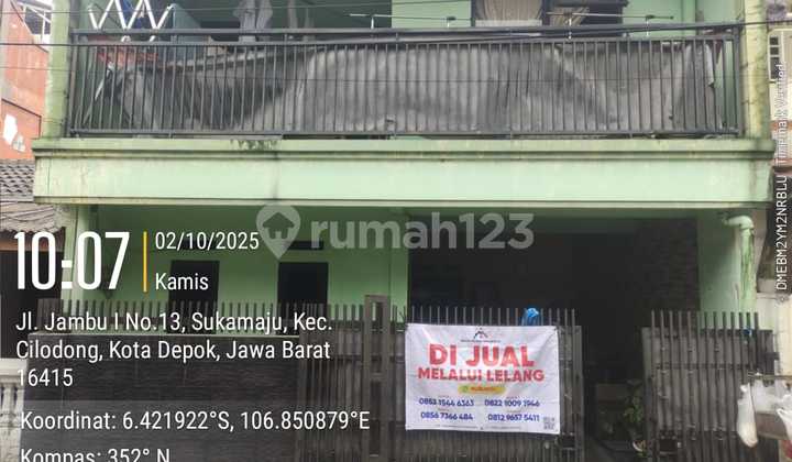 Rumah Murah Cil0dong Depok Via Lelang 2