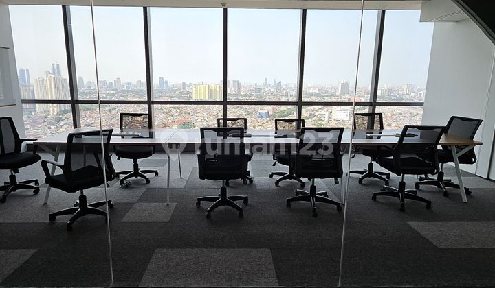 Pakuwon Tower Office, 1st Floor, size 2,200 sqm, FURNISHED, located in Kota Kasablanka, South Jakarta. 2