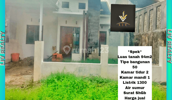 Dijual rumah sederhana dan siap huni, area kampus. 1