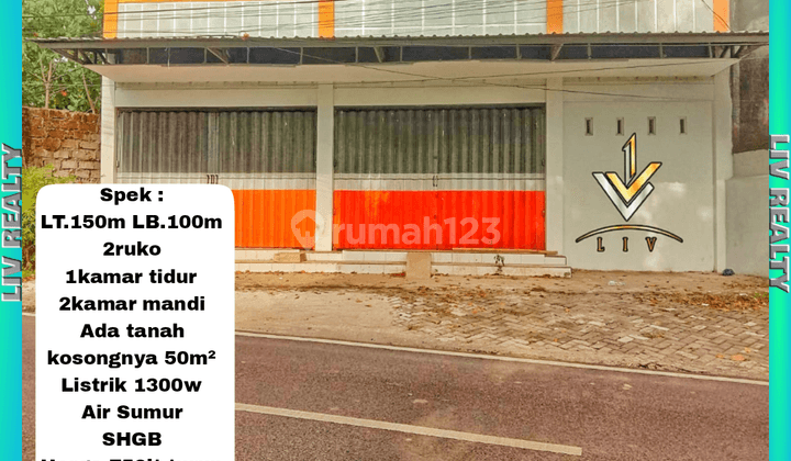 Dijual cepat 2 ruko strategis, tempat di pinggir jalan. 1