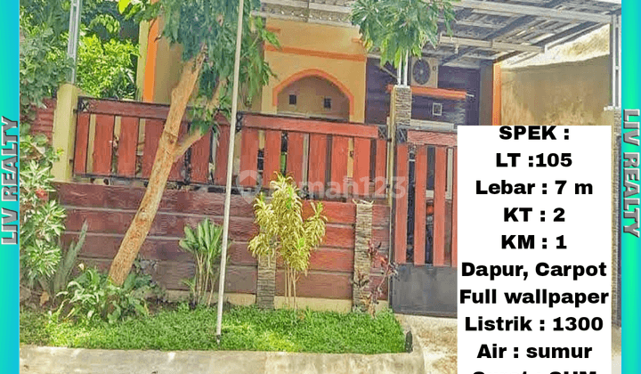 Dijual rumah minimalis modern, daerah Tegal Besar. 1