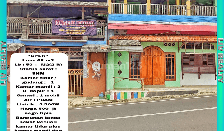 Dijual rumah toko, Cocok untuk usaha toko/depot. 1