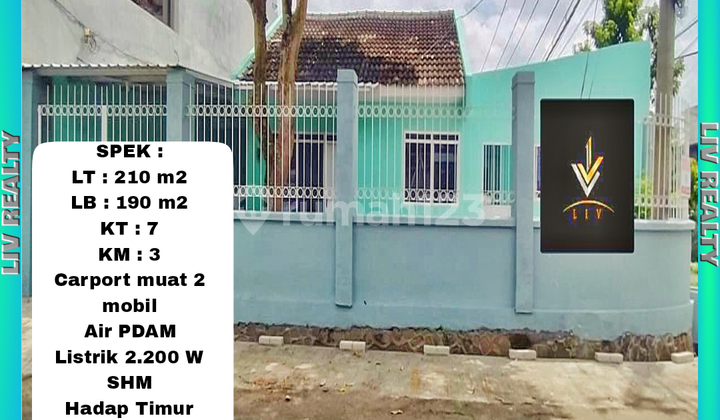 Disewakan rumah hook, sederhana dan strategis. 1