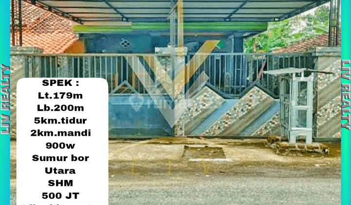 Dijual rumah 2lantai pinggir jalan, beserta isinya. 1