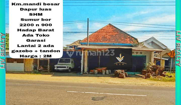 Dijual rumah+toko pinggir jalan, Cocok buat usaha. 1
