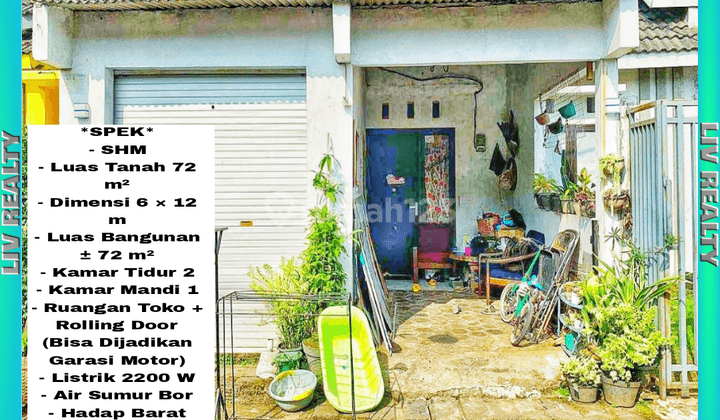 Dijual rumah+toko, nyaman&kondusif, Cocok buat bisnis. 1