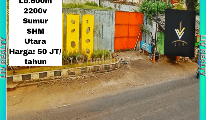 Disewakan gudang pinggir jalan, Akses container. 1