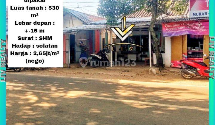 Dijual tanah strategis pinggir jalan, cocok buat usaha 1
