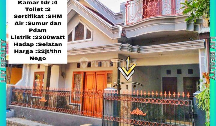 Dikontrakan rumah 2 lantai mewah bangunan kokoh 1